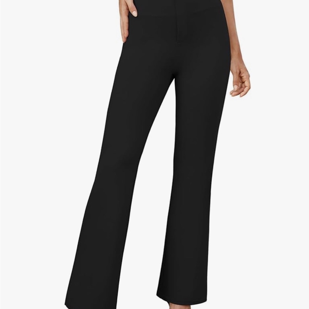 Elegant Black Women's Flared Pants